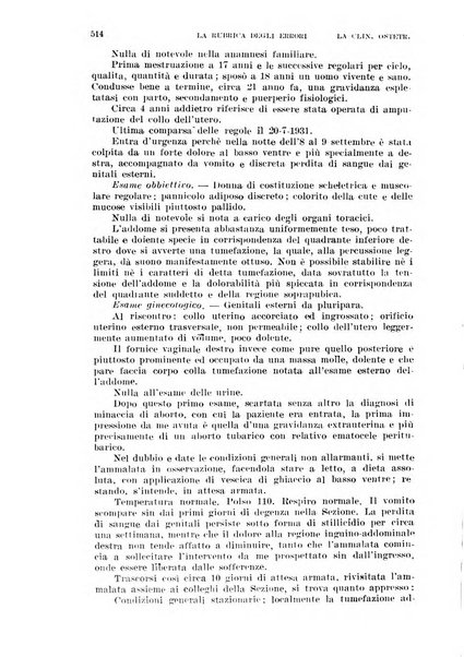 La clinica ostetrica rivista di ostetricia, ginecologia e pediatria. - A. 1, n. 1 (1899)-a. 40, n. 12 (dic. 1938)