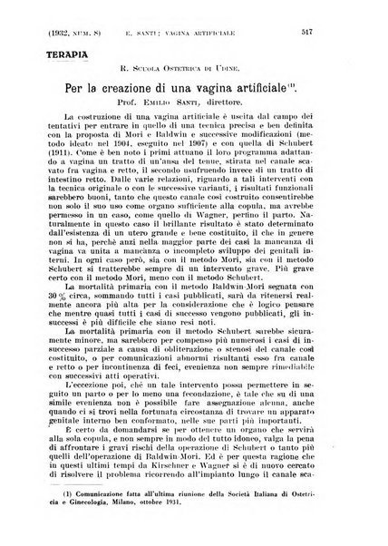 La clinica ostetrica rivista di ostetricia, ginecologia e pediatria. - A. 1, n. 1 (1899)-a. 40, n. 12 (dic. 1938)