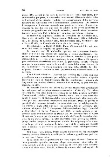 La clinica ostetrica rivista di ostetricia, ginecologia e pediatria. - A. 1, n. 1 (1899)-a. 40, n. 12 (dic. 1938)