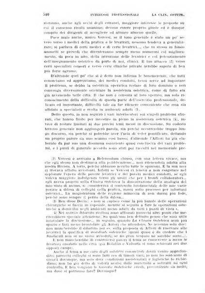 La clinica ostetrica rivista di ostetricia, ginecologia e pediatria. - A. 1, n. 1 (1899)-a. 40, n. 12 (dic. 1938)