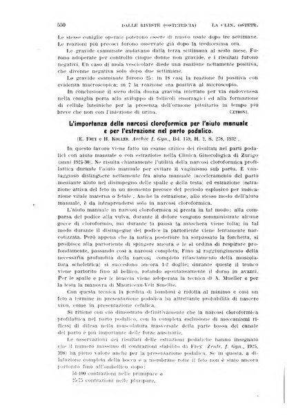 La clinica ostetrica rivista di ostetricia, ginecologia e pediatria. - A. 1, n. 1 (1899)-a. 40, n. 12 (dic. 1938)