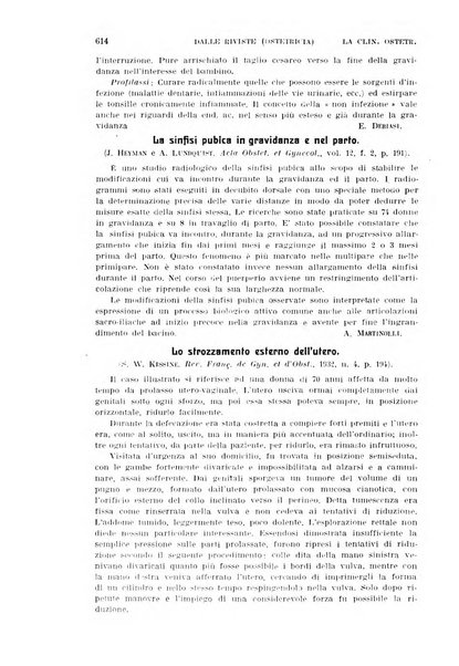 La clinica ostetrica rivista di ostetricia, ginecologia e pediatria. - A. 1, n. 1 (1899)-a. 40, n. 12 (dic. 1938)