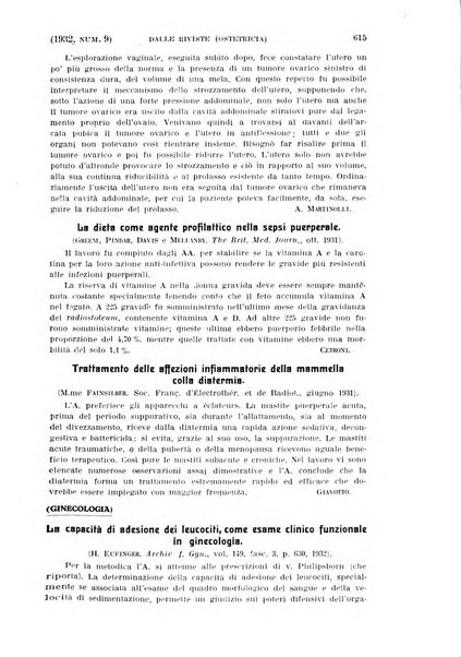 La clinica ostetrica rivista di ostetricia, ginecologia e pediatria. - A. 1, n. 1 (1899)-a. 40, n. 12 (dic. 1938)