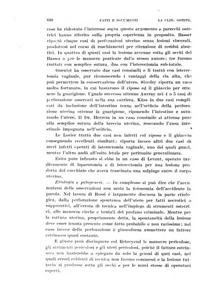 La clinica ostetrica rivista di ostetricia, ginecologia e pediatria. - A. 1, n. 1 (1899)-a. 40, n. 12 (dic. 1938)