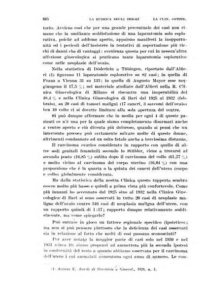 La clinica ostetrica rivista di ostetricia, ginecologia e pediatria. - A. 1, n. 1 (1899)-a. 40, n. 12 (dic. 1938)