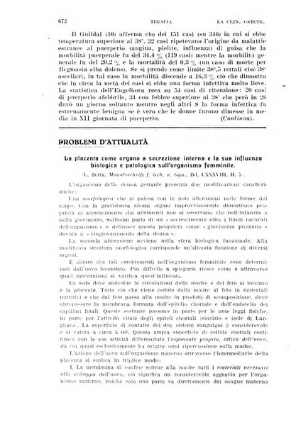 La clinica ostetrica rivista di ostetricia, ginecologia e pediatria. - A. 1, n. 1 (1899)-a. 40, n. 12 (dic. 1938)