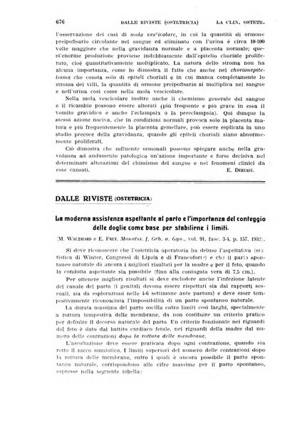 La clinica ostetrica rivista di ostetricia, ginecologia e pediatria. - A. 1, n. 1 (1899)-a. 40, n. 12 (dic. 1938)