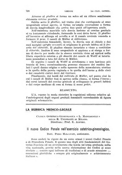 La clinica ostetrica rivista di ostetricia, ginecologia e pediatria. - A. 1, n. 1 (1899)-a. 40, n. 12 (dic. 1938)