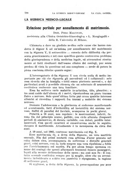 La clinica ostetrica rivista di ostetricia, ginecologia e pediatria. - A. 1, n. 1 (1899)-a. 40, n. 12 (dic. 1938)