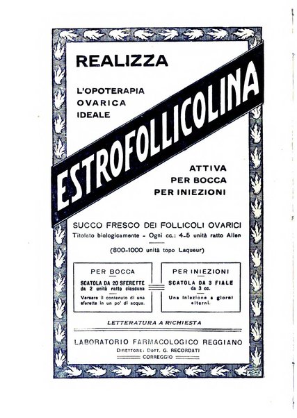 La clinica ostetrica rivista di ostetricia, ginecologia e pediatria. - A. 1, n. 1 (1899)-a. 40, n. 12 (dic. 1938)