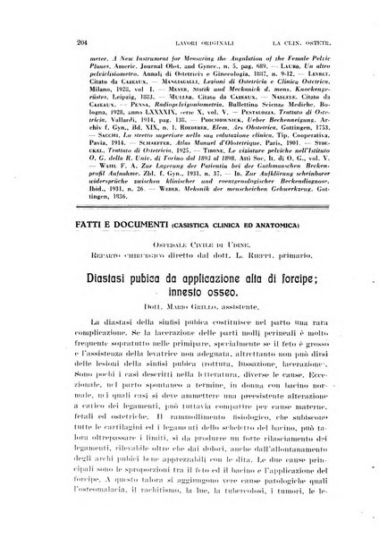 La clinica ostetrica rivista di ostetricia, ginecologia e pediatria. - A. 1, n. 1 (1899)-a. 40, n. 12 (dic. 1938)