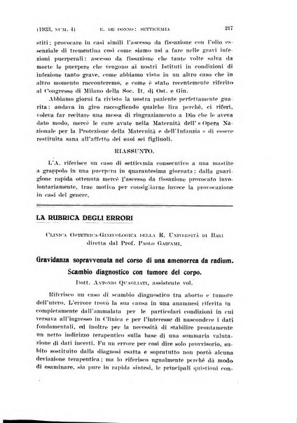 La clinica ostetrica rivista di ostetricia, ginecologia e pediatria. - A. 1, n. 1 (1899)-a. 40, n. 12 (dic. 1938)