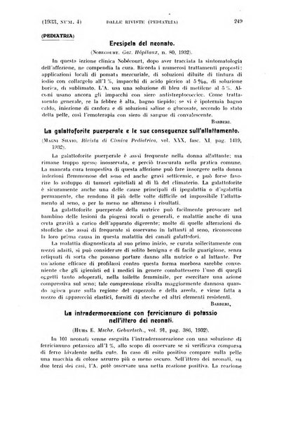 La clinica ostetrica rivista di ostetricia, ginecologia e pediatria. - A. 1, n. 1 (1899)-a. 40, n. 12 (dic. 1938)