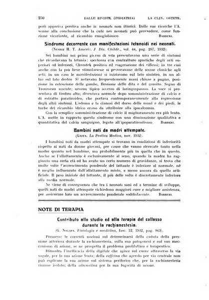 La clinica ostetrica rivista di ostetricia, ginecologia e pediatria. - A. 1, n. 1 (1899)-a. 40, n. 12 (dic. 1938)