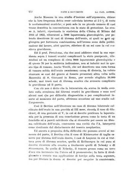 La clinica ostetrica rivista di ostetricia, ginecologia e pediatria. - A. 1, n. 1 (1899)-a. 40, n. 12 (dic. 1938)