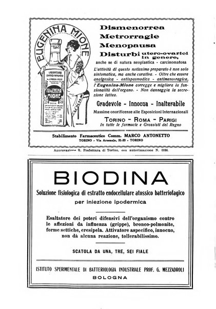 La clinica ostetrica rivista di ostetricia, ginecologia e pediatria. - A. 1, n. 1 (1899)-a. 40, n. 12 (dic. 1938)