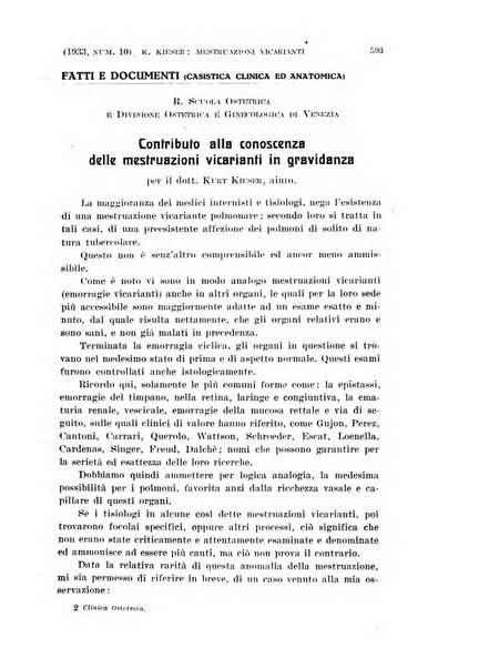 La clinica ostetrica rivista di ostetricia, ginecologia e pediatria. - A. 1, n. 1 (1899)-a. 40, n. 12 (dic. 1938)