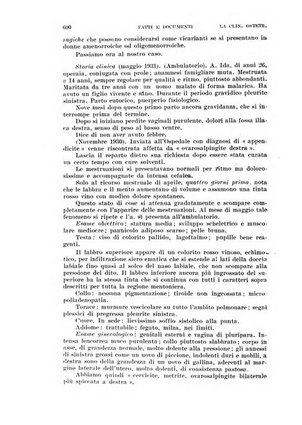 La clinica ostetrica rivista di ostetricia, ginecologia e pediatria. - A. 1, n. 1 (1899)-a. 40, n. 12 (dic. 1938)