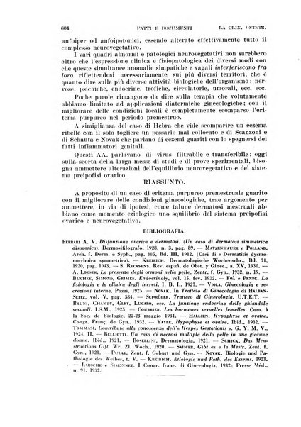 La clinica ostetrica rivista di ostetricia, ginecologia e pediatria. - A. 1, n. 1 (1899)-a. 40, n. 12 (dic. 1938)