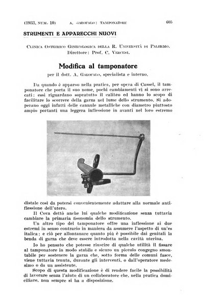 La clinica ostetrica rivista di ostetricia, ginecologia e pediatria. - A. 1, n. 1 (1899)-a. 40, n. 12 (dic. 1938)