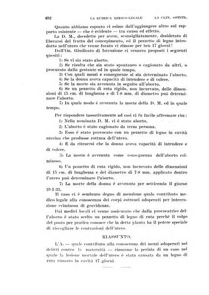 La clinica ostetrica rivista di ostetricia, ginecologia e pediatria. - A. 1, n. 1 (1899)-a. 40, n. 12 (dic. 1938)