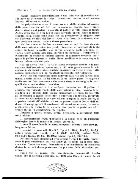 La clinica ostetrica rivista di ostetricia, ginecologia e pediatria. - A. 1, n. 1 (1899)-a. 40, n. 12 (dic. 1938)