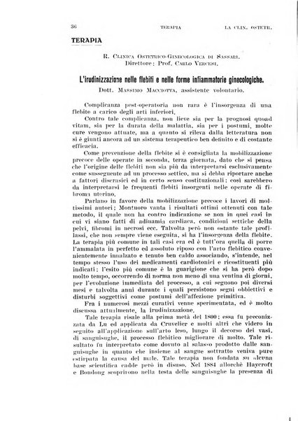 La clinica ostetrica rivista di ostetricia, ginecologia e pediatria. - A. 1, n. 1 (1899)-a. 40, n. 12 (dic. 1938)