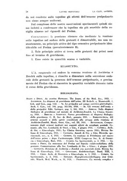 La clinica ostetrica rivista di ostetricia, ginecologia e pediatria. - A. 1, n. 1 (1899)-a. 40, n. 12 (dic. 1938)