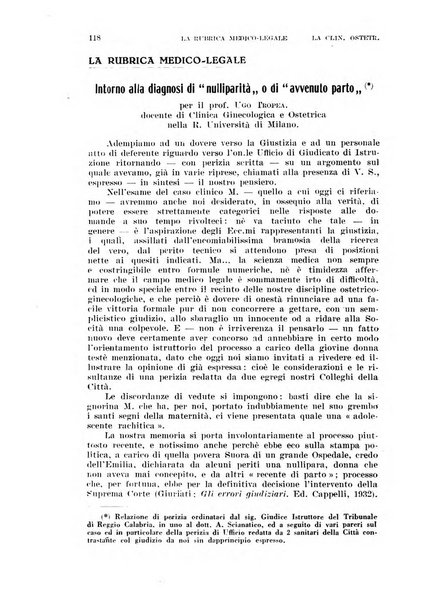 La clinica ostetrica rivista di ostetricia, ginecologia e pediatria. - A. 1, n. 1 (1899)-a. 40, n. 12 (dic. 1938)