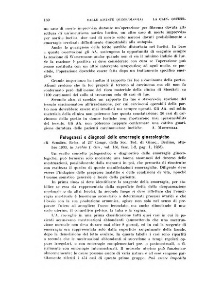 La clinica ostetrica rivista di ostetricia, ginecologia e pediatria. - A. 1, n. 1 (1899)-a. 40, n. 12 (dic. 1938)