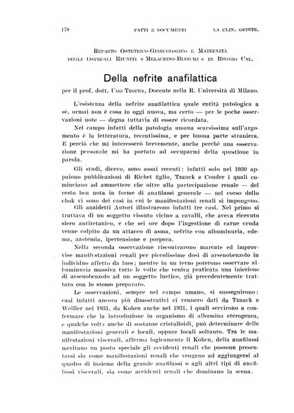 La clinica ostetrica rivista di ostetricia, ginecologia e pediatria. - A. 1, n. 1 (1899)-a. 40, n. 12 (dic. 1938)