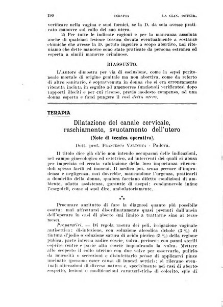 La clinica ostetrica rivista di ostetricia, ginecologia e pediatria. - A. 1, n. 1 (1899)-a. 40, n. 12 (dic. 1938)