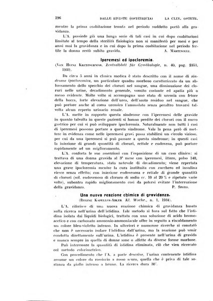 La clinica ostetrica rivista di ostetricia, ginecologia e pediatria. - A. 1, n. 1 (1899)-a. 40, n. 12 (dic. 1938)