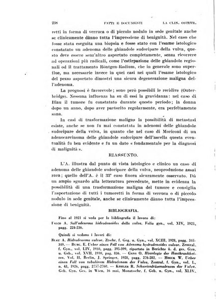 La clinica ostetrica rivista di ostetricia, ginecologia e pediatria. - A. 1, n. 1 (1899)-a. 40, n. 12 (dic. 1938)