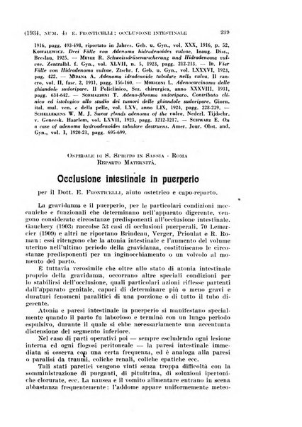 La clinica ostetrica rivista di ostetricia, ginecologia e pediatria. - A. 1, n. 1 (1899)-a. 40, n. 12 (dic. 1938)