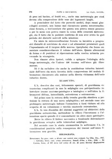 La clinica ostetrica rivista di ostetricia, ginecologia e pediatria. - A. 1, n. 1 (1899)-a. 40, n. 12 (dic. 1938)