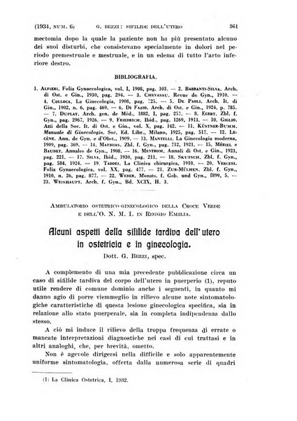 La clinica ostetrica rivista di ostetricia, ginecologia e pediatria. - A. 1, n. 1 (1899)-a. 40, n. 12 (dic. 1938)