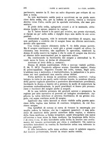 La clinica ostetrica rivista di ostetricia, ginecologia e pediatria. - A. 1, n. 1 (1899)-a. 40, n. 12 (dic. 1938)