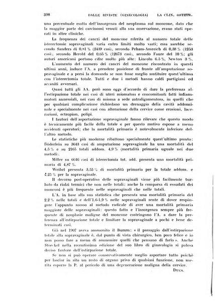 La clinica ostetrica rivista di ostetricia, ginecologia e pediatria. - A. 1, n. 1 (1899)-a. 40, n. 12 (dic. 1938)