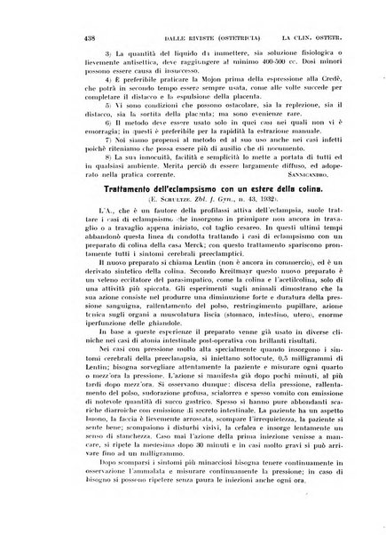 La clinica ostetrica rivista di ostetricia, ginecologia e pediatria. - A. 1, n. 1 (1899)-a. 40, n. 12 (dic. 1938)