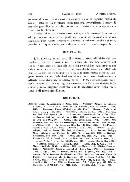 La clinica ostetrica rivista di ostetricia, ginecologia e pediatria. - A. 1, n. 1 (1899)-a. 40, n. 12 (dic. 1938)