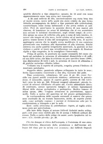 La clinica ostetrica rivista di ostetricia, ginecologia e pediatria. - A. 1, n. 1 (1899)-a. 40, n. 12 (dic. 1938)