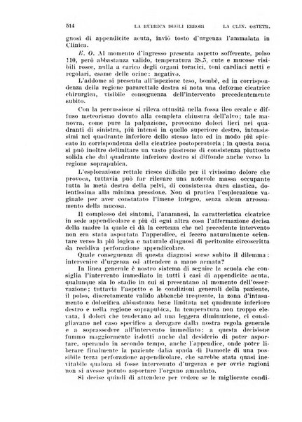 La clinica ostetrica rivista di ostetricia, ginecologia e pediatria. - A. 1, n. 1 (1899)-a. 40, n. 12 (dic. 1938)