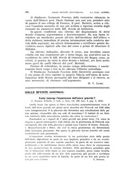 La clinica ostetrica rivista di ostetricia, ginecologia e pediatria. - A. 1, n. 1 (1899)-a. 40, n. 12 (dic. 1938)