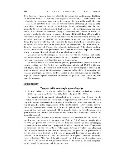 La clinica ostetrica rivista di ostetricia, ginecologia e pediatria. - A. 1, n. 1 (1899)-a. 40, n. 12 (dic. 1938)