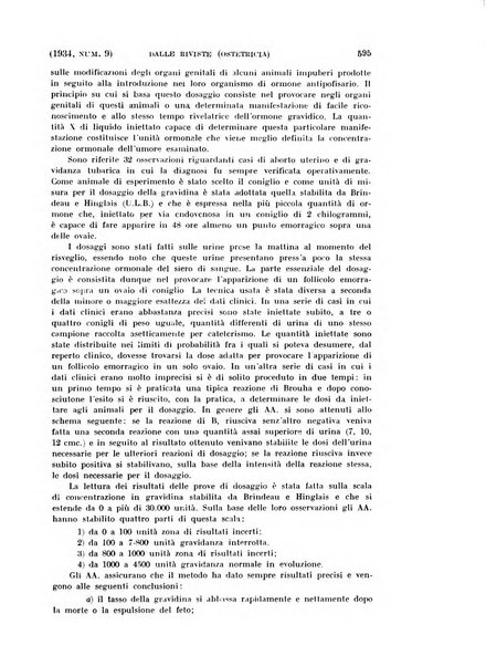 La clinica ostetrica rivista di ostetricia, ginecologia e pediatria. - A. 1, n. 1 (1899)-a. 40, n. 12 (dic. 1938)