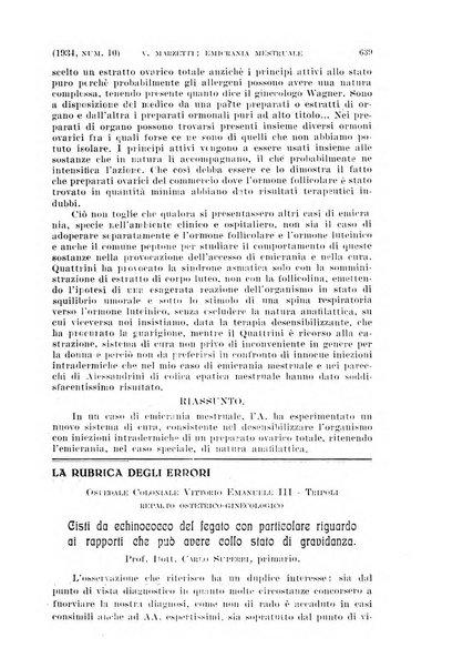 La clinica ostetrica rivista di ostetricia, ginecologia e pediatria. - A. 1, n. 1 (1899)-a. 40, n. 12 (dic. 1938)