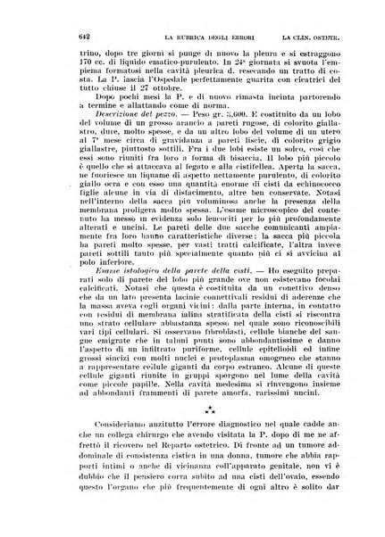 La clinica ostetrica rivista di ostetricia, ginecologia e pediatria. - A. 1, n. 1 (1899)-a. 40, n. 12 (dic. 1938)