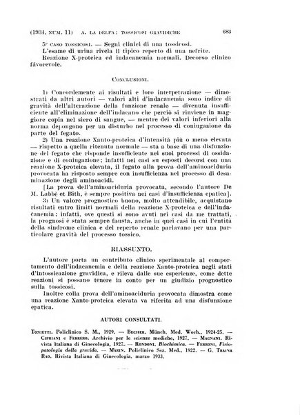 La clinica ostetrica rivista di ostetricia, ginecologia e pediatria. - A. 1, n. 1 (1899)-a. 40, n. 12 (dic. 1938)