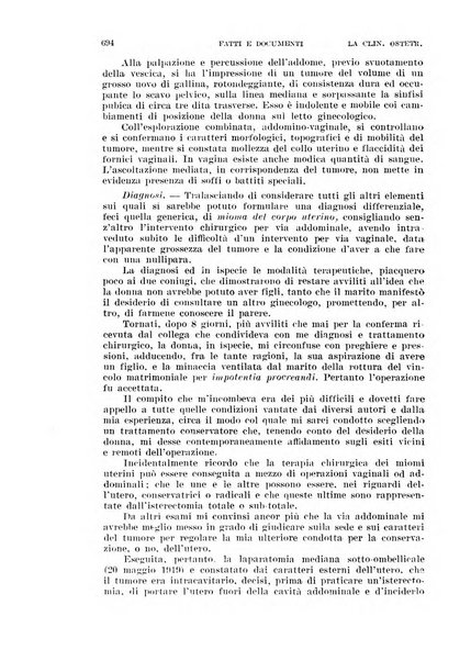 La clinica ostetrica rivista di ostetricia, ginecologia e pediatria. - A. 1, n. 1 (1899)-a. 40, n. 12 (dic. 1938)